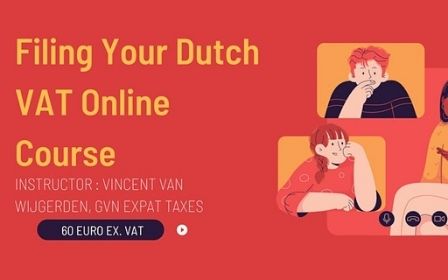 Filing Your Dutch VAT Online Course Expat Republic