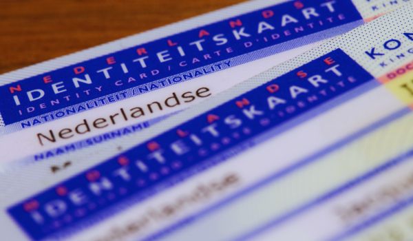 a close up of two ID cards in the Netherlands