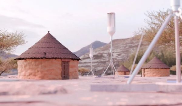 An African village powered by personal wind turbines