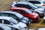 a row of rental cars in the netherlands