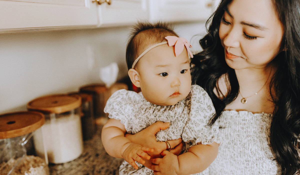 A South Korean mother and daughter